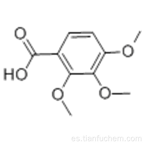 Ácido 2,3,4-trimetoxibenzoico CAS 573-11-5